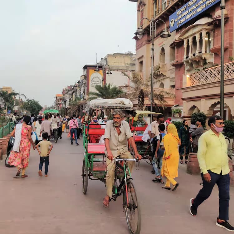 An Old Delhi food walk with a rickshaw ride through the lanes of the old city