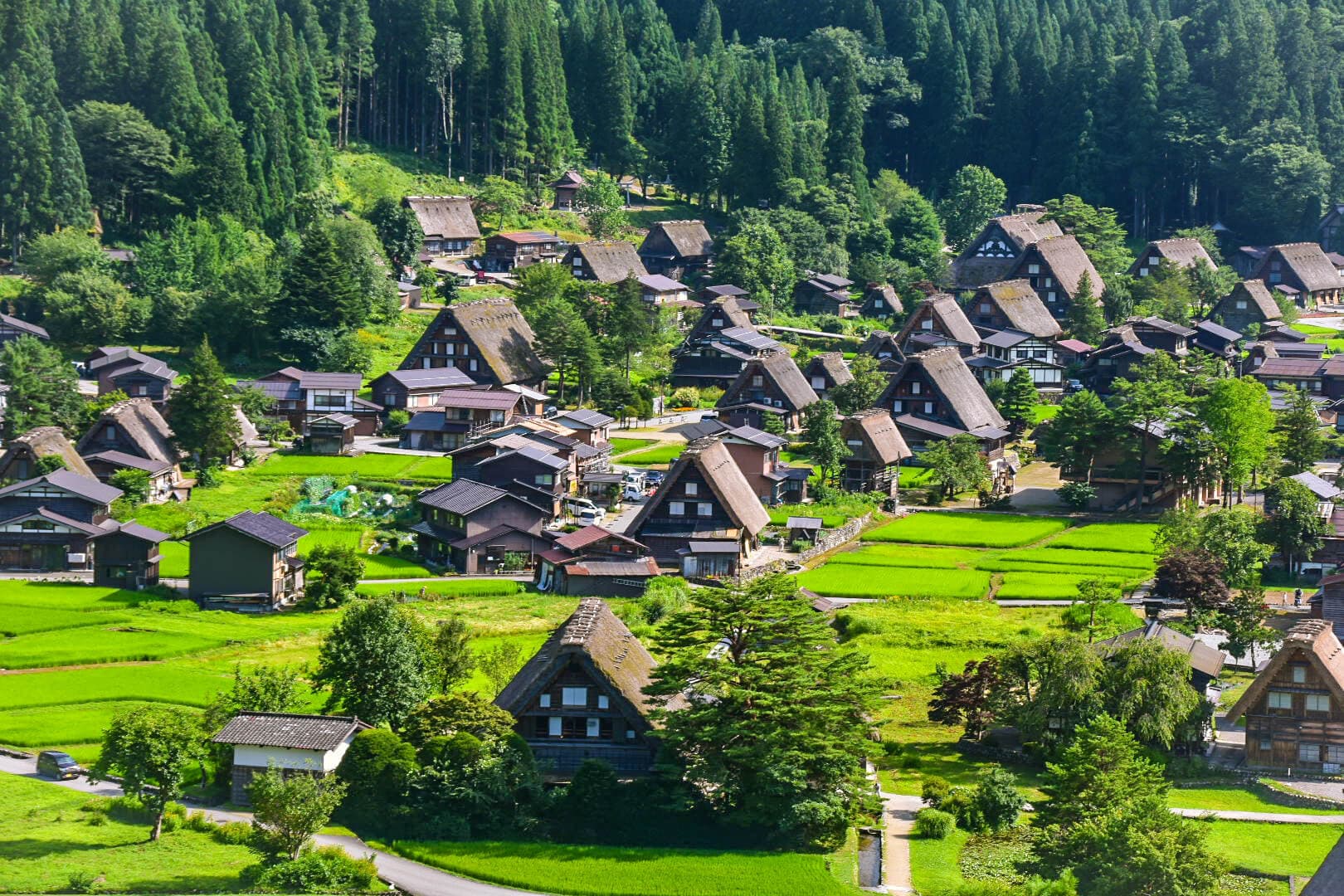 Shirakawa-go, a UNESCO village of steep thatched farmhouses, and the sake breweries of old Takayama