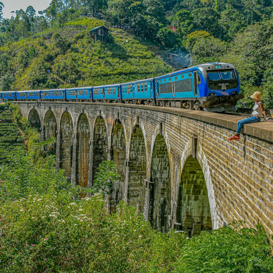 One of the world's most scenic train rides through the tea hills to Ella