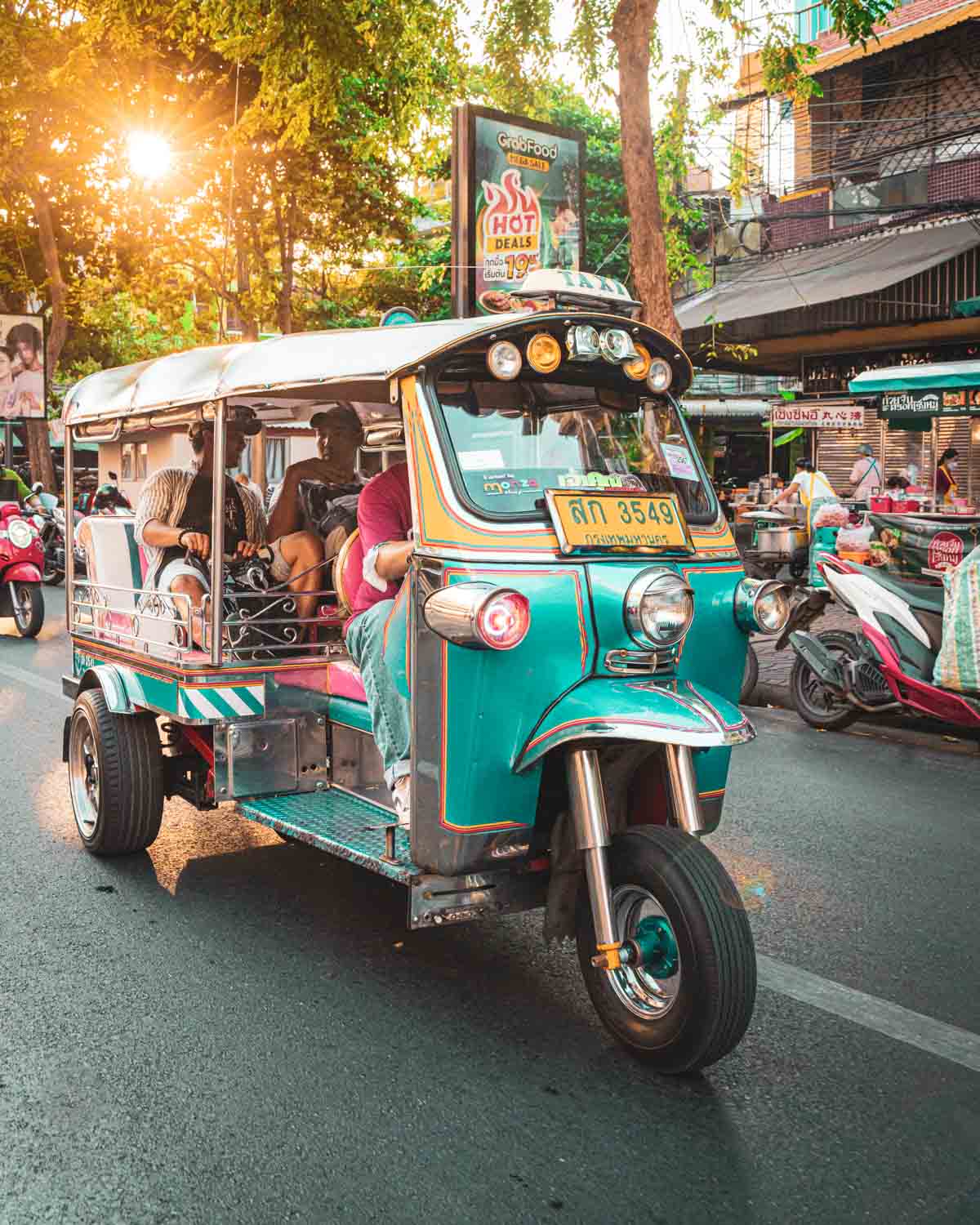 A street food walking tour through Chinatown and a tuk-tuk ride to Bangkok's most famous pad thai