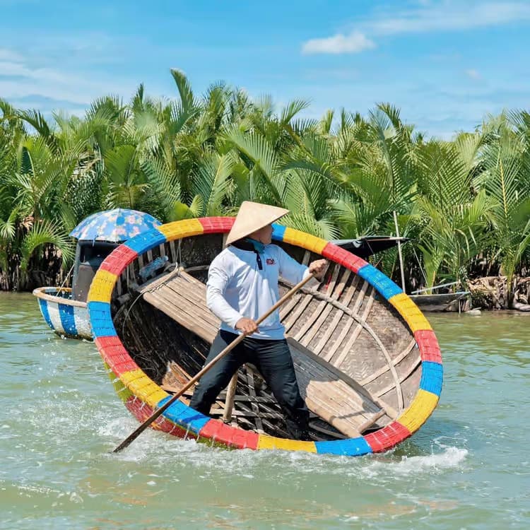 Cycling through coconut villages, basket boats, and a cooking workshop with a local chef